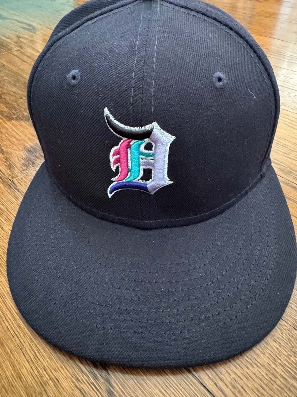 New Era Detroit Tigers 1984 World Series Fitted Hat Size 7 1/8